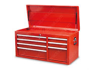 PreCut Drawers Liners Mobile Tool Storage، Red Tool Box Top Cabinet 1045 * 450 * 526 Mm