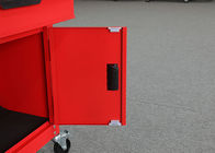ISO9001 24 بوصة اللون الأحمر المرآب أداة معدنية مجلس الوزراء + أداة الصدر كومبو