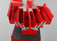 صندوق الأدوات الكابولي 530 مم الأحمر ، صندوق الأدوات المعدنية المحمولة