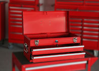 صندوق أدوات مقاوم للماء أحمر / أسود / أزرق صغير مع مقبض ، صندوق أدوات الميكانيكا