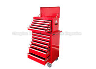 Red Garage 14 درجًا 680 مم 27 بوصة خزانة أدوات كومبو على عجلات